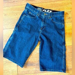 Genuine Dickies Flex Men's Carpenter Denim Long Shorts Flat Front / 30 waist